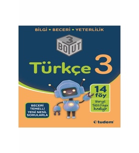 Tudem 3.sınıf Türkçe 3 Boyut Konu Anlatım Föyü