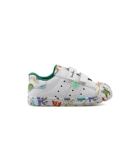 Benetton BN-30965 Unisex Çocuk Anatomik Günlük Ayakkabı Beyaz Yeşil 22-25 (Beyaz - Yeşil)