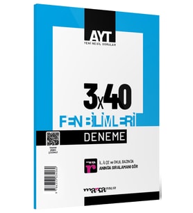 Marka Yayınları Ayt Fen Bilimleri 3X40 Deneme