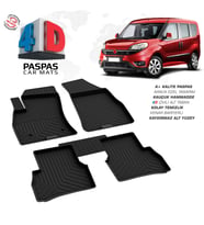 Fiat Doblo 4D Araca Özel Havuzlu Kauçuk Paspas 2010 ve Üzeri (Karışık)