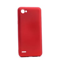 LG Q6 Uyumlu Kılıf Zore Premier Silikon Kapak (Kırmızı)