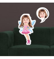eJOYA Kişiye Özel Fotoğraflı Renkli Barbie Yastık 116128
