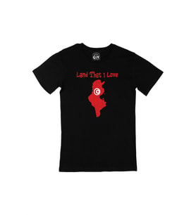 Land That I Love Tunus Siyah Tişört