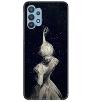 Kılıfland Samsung Galaxy A72 Kılıf Desenli Silikon Resimli Kapak Star Woman Kılıf 1332