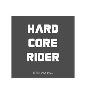 Hardcore Rider Sticker 20*17 Cm