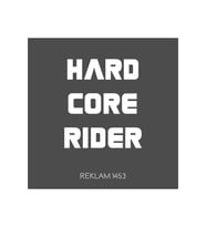 Hardcore Rider Sticker 20*17 Cm