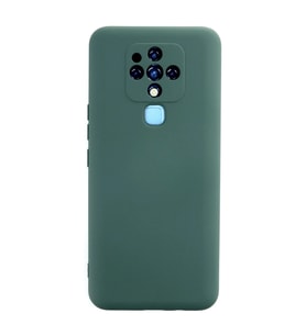 Durukar® Tecno Camon 16 Kılıf Nano içi Kadife Silikon - Koyu Yeşil