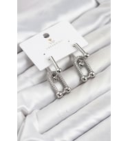 Gümüş Renk VIP Seri Tifani Zirkon Taşlı Kadın Küpe TJ-BKP11896