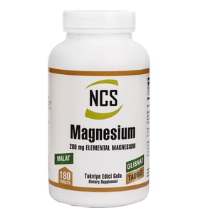 Ncs Magnesium 180 Tablet (Renksiz)