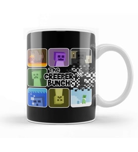 The Creeper Bunch Minecraft Kupa Bardak Porselen
