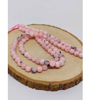Pembe Siyah Alacalı Opal Taşı Dizi 8mm
