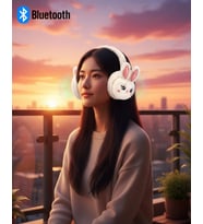 Peluş Kablosuz Bluetooth Kulaklık Çocuk ve Genç Kullanıma Uygun