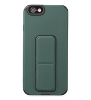 iPhone 6 Kılıf Mega Standlı Silikon - Yeşil