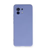 Mi 11 Kılıf Nano Içi Kadife Silikon - Lila
