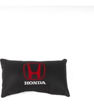 Macha Honda Deri Nakışlı Oto Başlık Boyun Yastığı İki Adet
