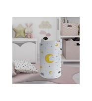 MEKTA HOME BEBEK VE ÇOCUK ODASI Ay ve Yıldız Desenli Oyuncak Sepeti
