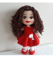 Hanzade Bebek Amigurumi Organik Oyuncak