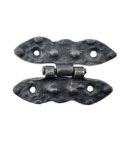 Antika Tarz Dekoratif Pirinç Bodur Menteşe - 75x50 Mm, Oksit