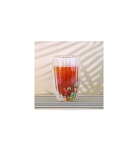 TUTKU BARDAK ÇİFT CİDARLI CAM KUPA 405 ML KT-007 TUTKU-1442 7977 (Şeffaf)