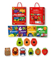 Ben Bilirim İngilizce Destekli İlk Kitaplarım (4 + 6 Magnetli Dokun Hisset Kart)