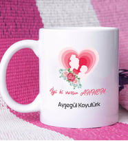 Anneler Günü Hediyesi Anneye Hediye - 6 - Kupa Bardak