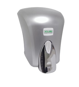 Omnipazar Vialli F6C Hazneli Köpük Sabun Dispenseri Gri - Krom 1000 ml