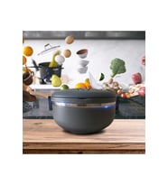 Modern Tek Katlı Füme Yemek Termosu