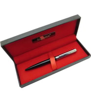 Signator® T631 Siyah Krom Tükenmez Kalem  İsme Özel Kalem  Hediyelik Kalem (Karışık)