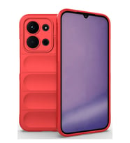 Xiaomi Redmi 15C 4G Kılıf Elde Tutma Kolaylıkla Kaydırmaz Kenar Line Dizayn Opti (Kırmızı)