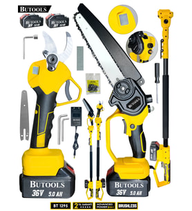 BUTOOLS BS-33 Şarjlı Dal Ağaç Kesme Budama Makası Testere