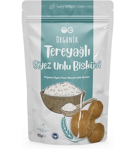 OG Organik Tereyağlı Siyez Unlu Bisküvi 100 gr