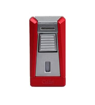 Stealth Tek Torch Pürmüz 1 Kırmızı-Gümüş Puro Çakmağı