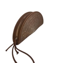 EL ÇANTASI KAHVE RENGİ PULLU PORTFÖY ÇANTA