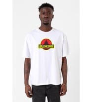 One Piece Anime Arlong Park Beyaz Erkek Oversize Tshirt