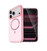 Apple İphone 17 Pro Max Live Diamond Magsafe Kapak - Pembe
