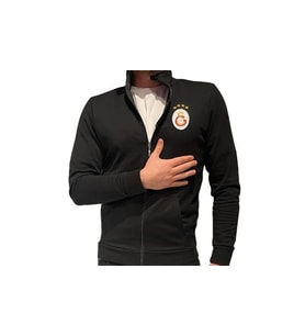 Galatasaray Lisanslı Erkek Siyah Ceket