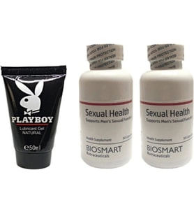 Lubricant 50Ml Kayganlaştırıcı +Sexual Health 90Li Erkeklere Özel Maksimum Istek Güç 2 Ad
