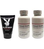 Lubricant 50Ml Kayganlaştırıcı +Sexual Health 90Li Erkeklere Özel Maksimum Istek Güç 2 Ad