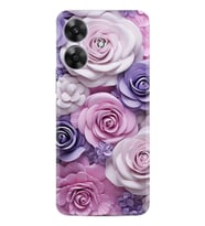 Note 60 Kılıf Boutique Baskılı Resimli Mor Güller Pcode -029