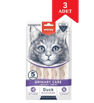 Wanpy Urinary Care Ördekli Ve Tavuklu Kedi Ödülü 14 Gr 5'li Paket X 3 Adet
