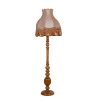 Vizon Kadife Klasik Lambader Kumaş Kaplama Ahşap Ayak Vintage LM01206
