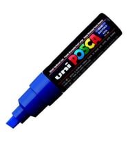 UNİ POSCA SU BAZLI POSTER MARKER PC-8K 8.0 mm MAVİ