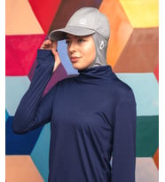 ICON-HIJAB Kepli Spor Bone - Gri
