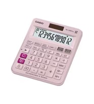 Casio MJ-120D Plus Pembe Işlem Kontrollü 12 Hane Masa Üstü Hesap Makinesi