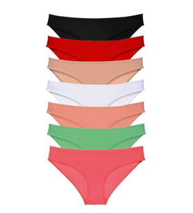 7 adet Süper Eko Set Likralı Kadın Slip Külot Set 5