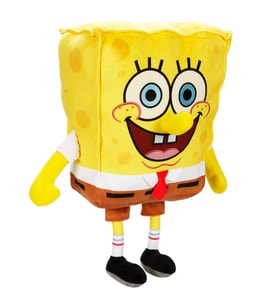 Sünger Bob Kare Pantolon Peluş 50 cm - Orijinal Lisanslı Büyük Boy