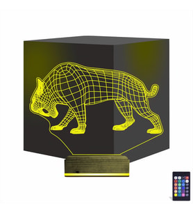 Luvivia Kaplan 3D Lamba - Masa Gece Lambası