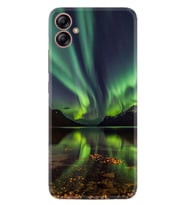 Samsung Galaxy A04E Kılıf Resimli Desenli Baskılı Silikon Kuzey Işıkları 1327