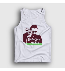 Presmono Unisex Beyaz Band Depeche Mode Atlet 139760tt