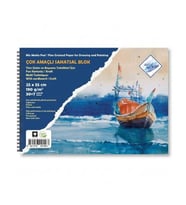 Art Liva Fon Kartonlu Sanatsal Resim Defteri 25 x 35 cm 30+7 Yaprak 190 gr